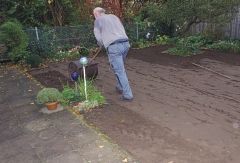 Anwalzen des Planums